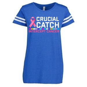 Crucial Catch Intercept Cancer Pullover Enza Ladies Jersey Football T-Shirt