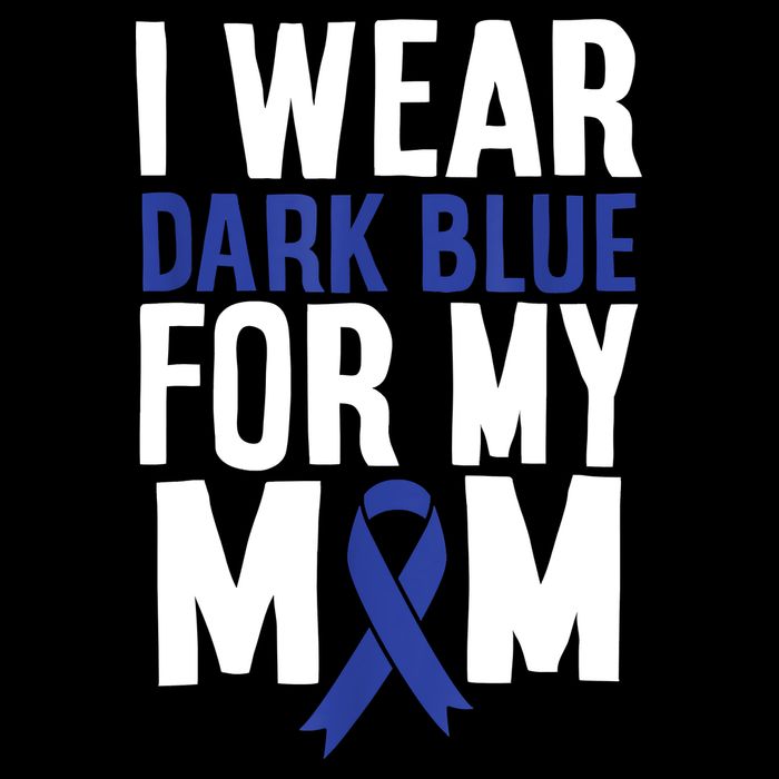 Colon Cancer I Wear For Mom Colon Cancer Support Poster
