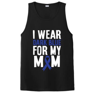 Colon Cancer I Wear For Mom Colon Cancer Support PosiCharge Competitor Tank