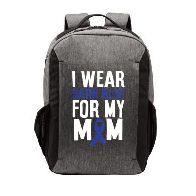 Colon Cancer I Wear For Mom Colon Cancer Support Vector Backpack