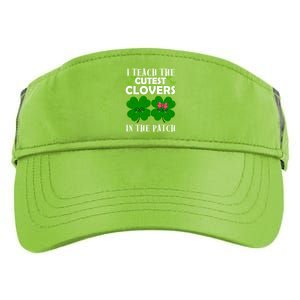 Cutest Clovers In Patch St PatrickS Day Prek Teacher Funny Gift Adult Drive Performance Visor