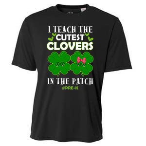 Cutest Clovers In Patch St PatrickS Day Prek Teacher Funny Gift Cooling Performance Crew T-Shirt