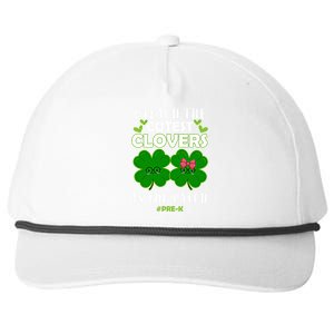 Cutest Clovers In Patch St PatrickS Day Prek Teacher Funny Gift Snapback Five-Panel Rope Hat