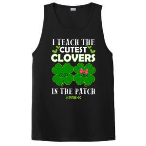 Cutest Clovers In Patch St PatrickS Day Prek Teacher Funny Gift PosiCharge Competitor Tank