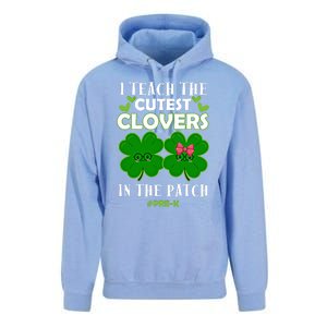 Cutest Clovers In Patch St PatrickS Day Prek Teacher Funny Gift Unisex Surf Hoodie