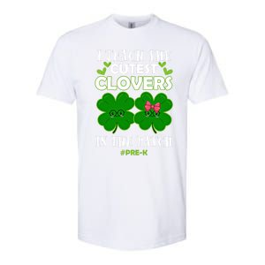 Cutest Clovers In Patch St PatrickS Day Prek Teacher Funny Gift Softstyle CVC T-Shirt