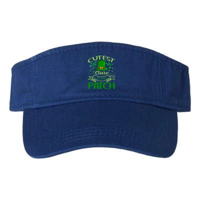 Cutest Clover In The Patch Funny St Patricks Day Gift Valucap Bio-Washed Visor