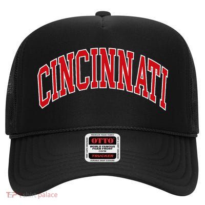 Cincinnati High Crown Mesh Back Trucker Hat