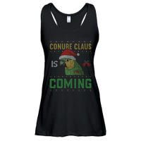 Conure Claus is Coming Ugly Sweater Xmas Ugly  Ladies Essential Flowy Tank