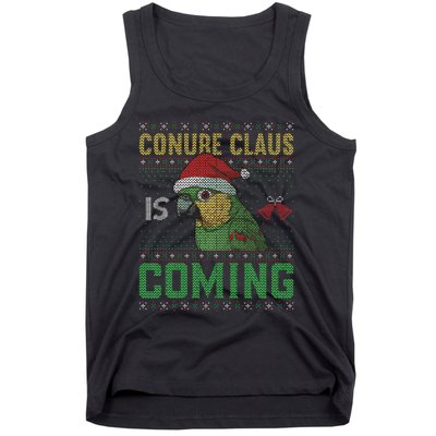 Conure Claus is Coming Ugly Sweater Xmas Ugly  Tank Top