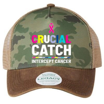 Crucial Catch Intercept Cancer Breast Cancer Awareness Legacy Tie Dye Trucker Hat