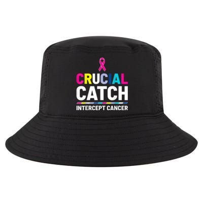 Crucial Catch Intercept Cancer Breast Cancer Awareness Cool Comfort Performance Bucket Hat