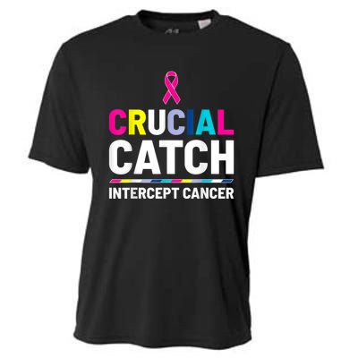 Crucial Catch Intercept Cancer Breast Cancer Awareness Cooling Performance Crew T-Shirt