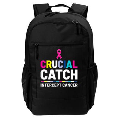 Crucial Catch Intercept Cancer Breast Cancer Awareness Daily Commute Backpack