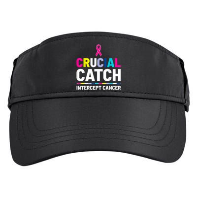 Crucial Catch Intercept Cancer Breast Cancer Awareness Adult Drive Performance Visor