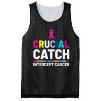 Crucial Catch Intercept Cancer Breast Cancer Awareness Mesh Reversible Basketball Jersey Tank