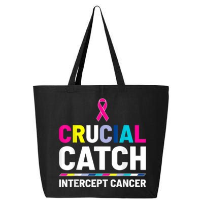 Crucial Catch Intercept Cancer Breast Cancer Awareness 25L Jumbo Tote