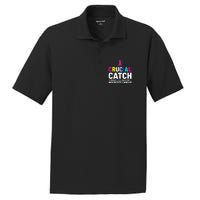 Crucial Catch Intercept Cancer Breast Cancer Awareness PosiCharge RacerMesh Polo