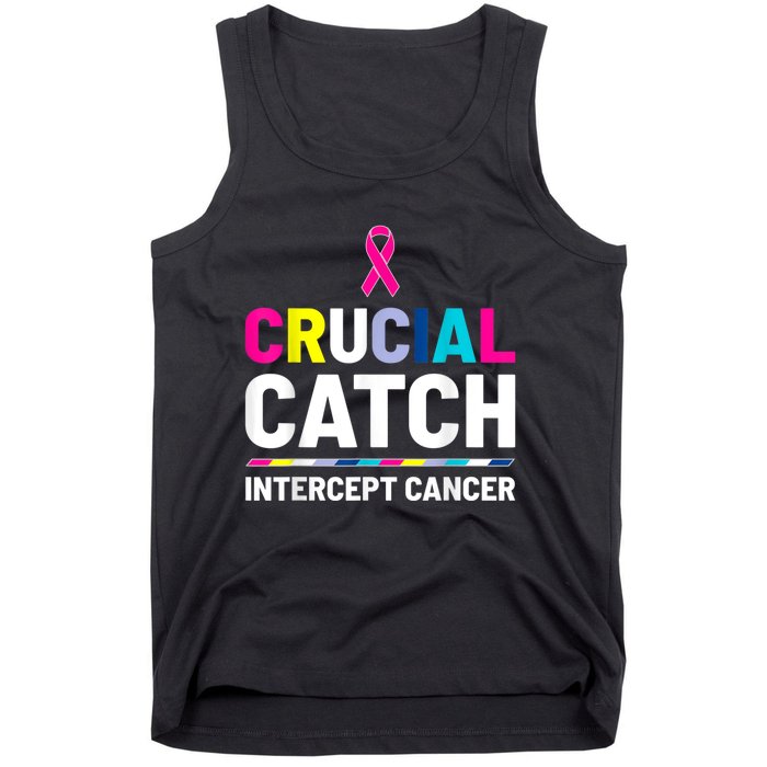 Crucial Catch Intercept Cancer Breast Cancer Awareness Tank Top