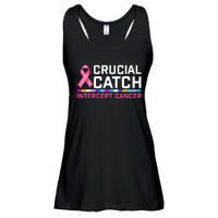 Crucial Catch Intercept Cancer Ladies Essential Flowy Tank