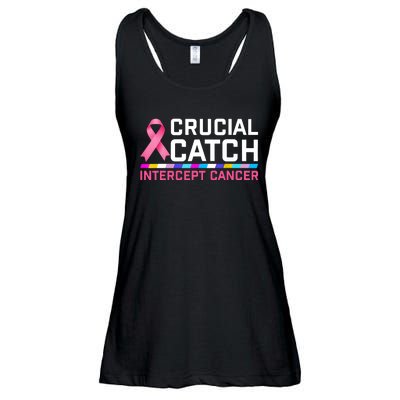 Crucial Catch Intercept Cancer Ladies Essential Flowy Tank