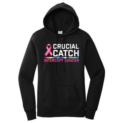 Crucial Catch Intercept Cancer Women's Pullover Hoodie