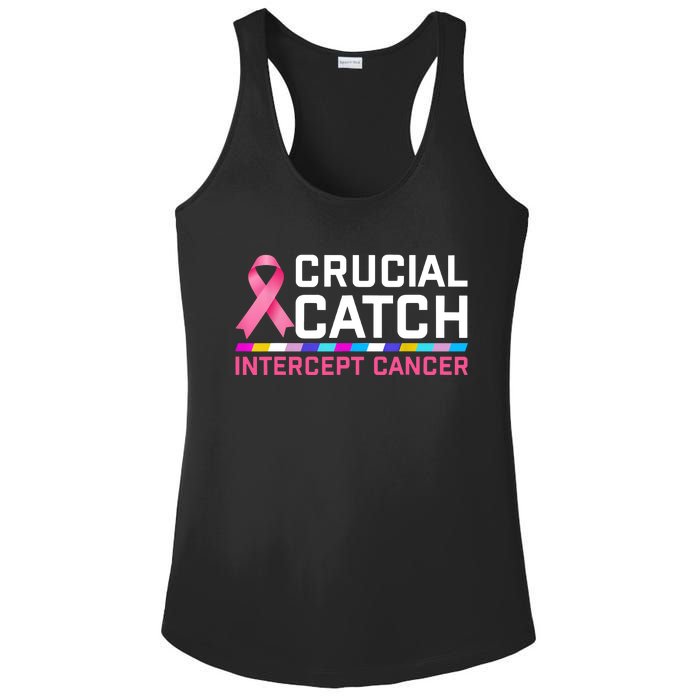 Crucial Catch Intercept Cancer Ladies PosiCharge Competitor Racerback Tank