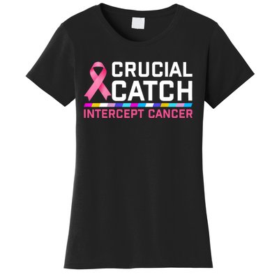 Crucial Catch Intercept Cancer Women's T-Shirt