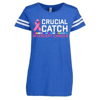 Crucial Catch Intercept Cancer Enza Ladies Jersey Football T-Shirt