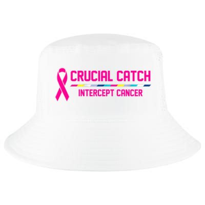 Crucial Catch Intercept Cancer Breast Breast Cancer Awareness Cool Comfort Performance Bucket Hat