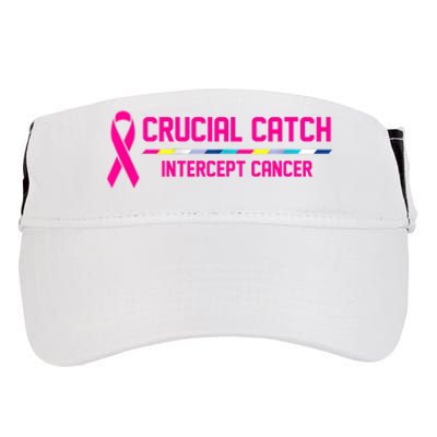 Crucial Catch Intercept Cancer Breast Breast Cancer Awareness Adult Drive Performance Visor