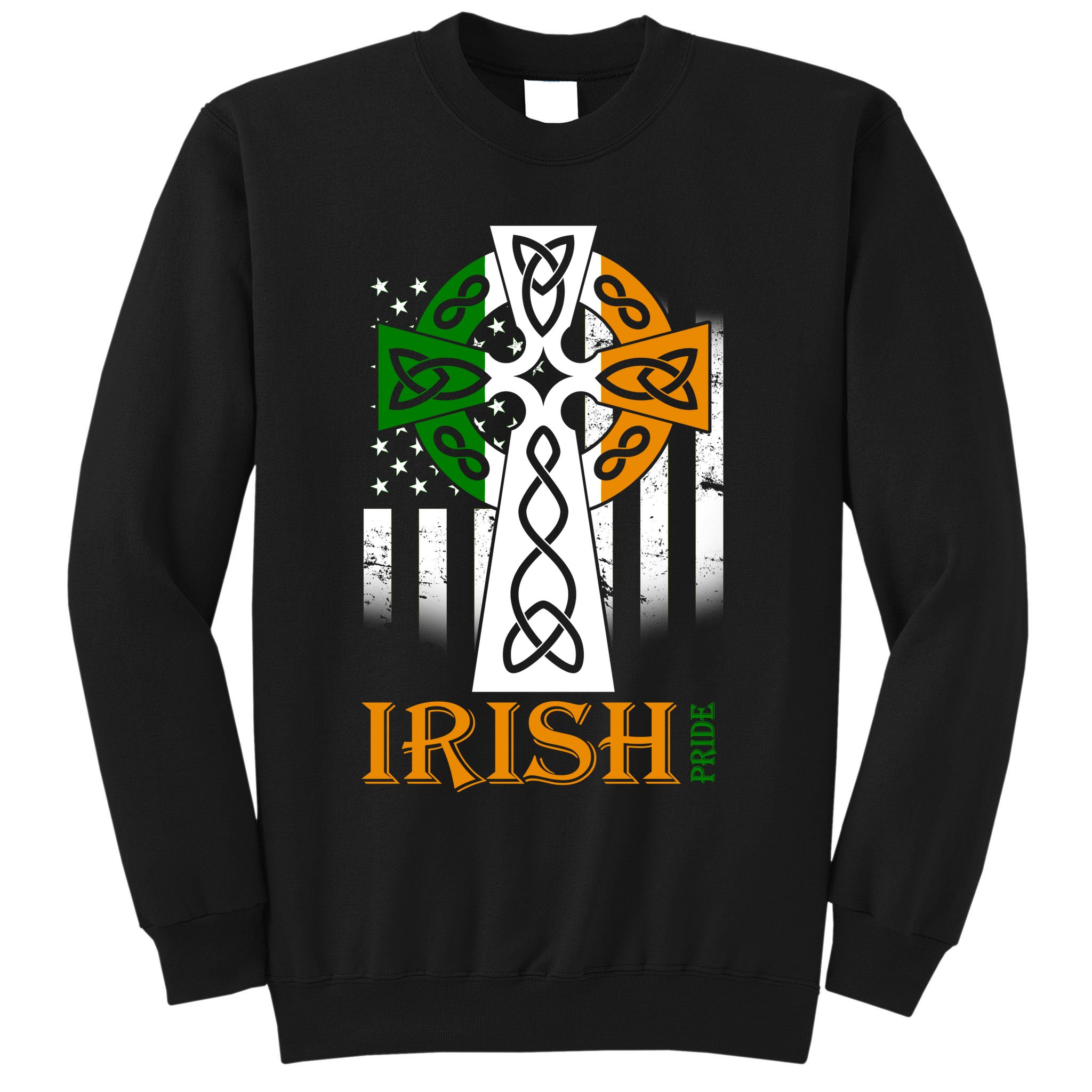 Celtic Cross Irish American Pride Sweatshirt