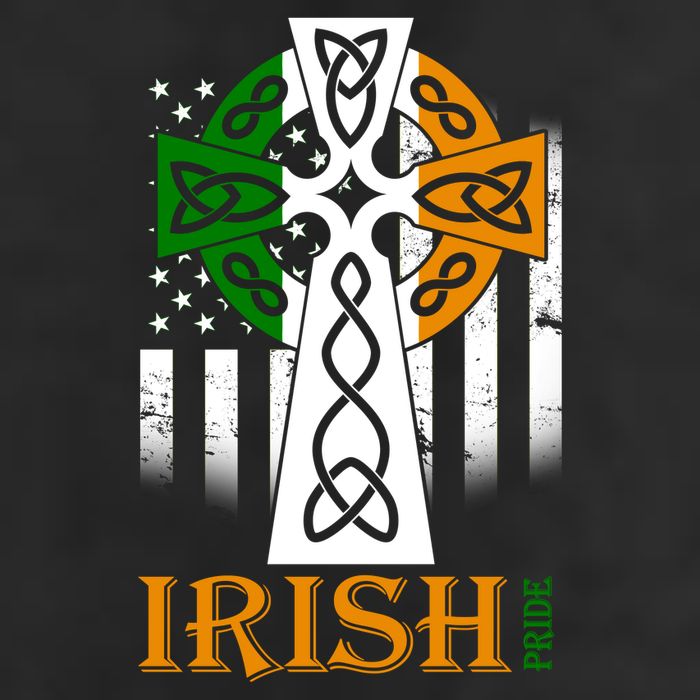 Celtic Cross Irish American Pride Adult Drive Performance Visor