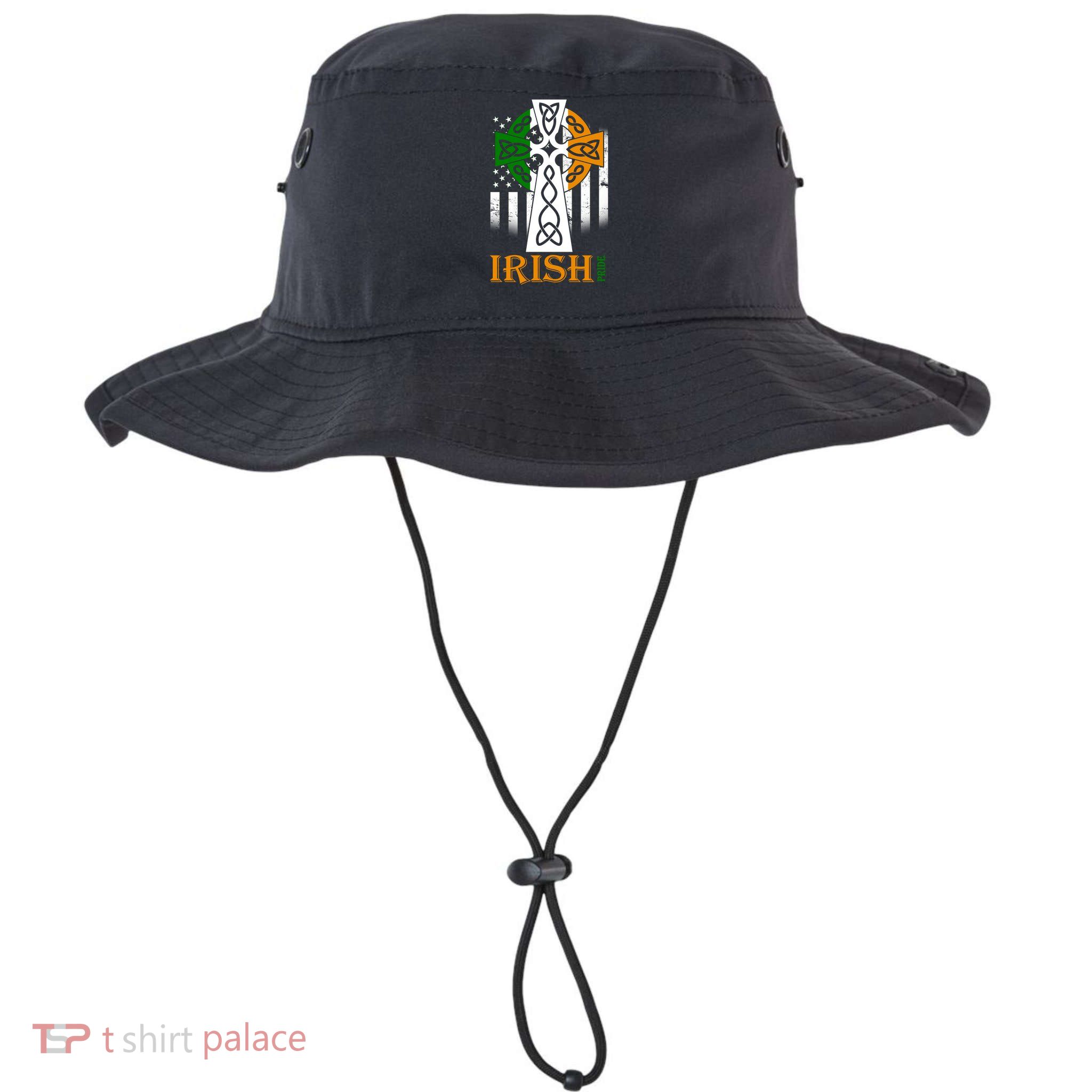 Celtic Cross Irish American Pride Bucket Hat