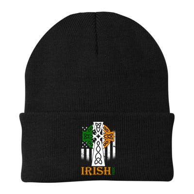 Celtic Cross Irish American Pride Beanie