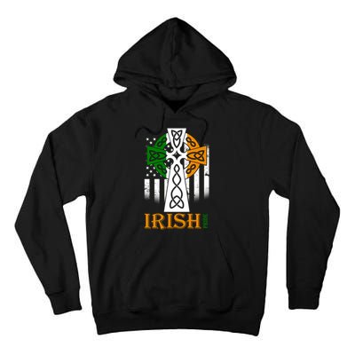 Celtic Cross Irish American Pride Tall Hoodie