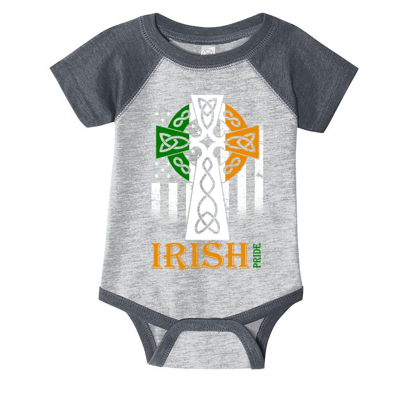Celtic Cross Irish American Pride Infant Baby Jersey Bodysuit