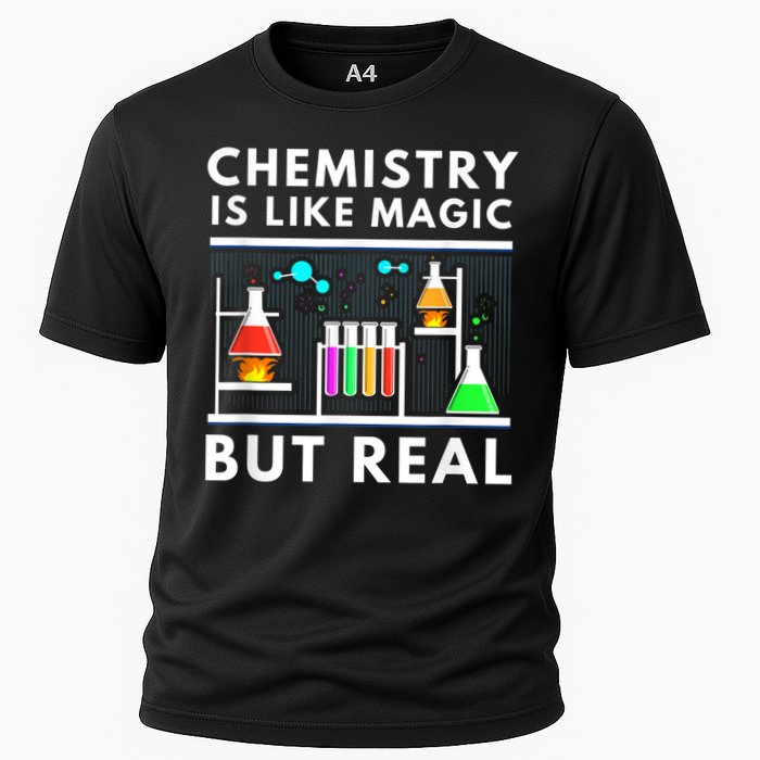 Chemist Chemistry Is Like Magic Science Teacher Cooling Performance Crew T-Shirt