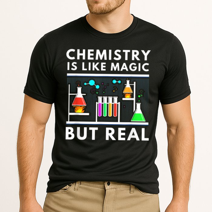 Chemist Chemistry Is Like Magic Science Teacher Cooling Performance Crew T-Shirt