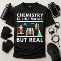 Chemist Chemistry Is Like Magic Science Teacher Cooling Performance Crew T-Shirt