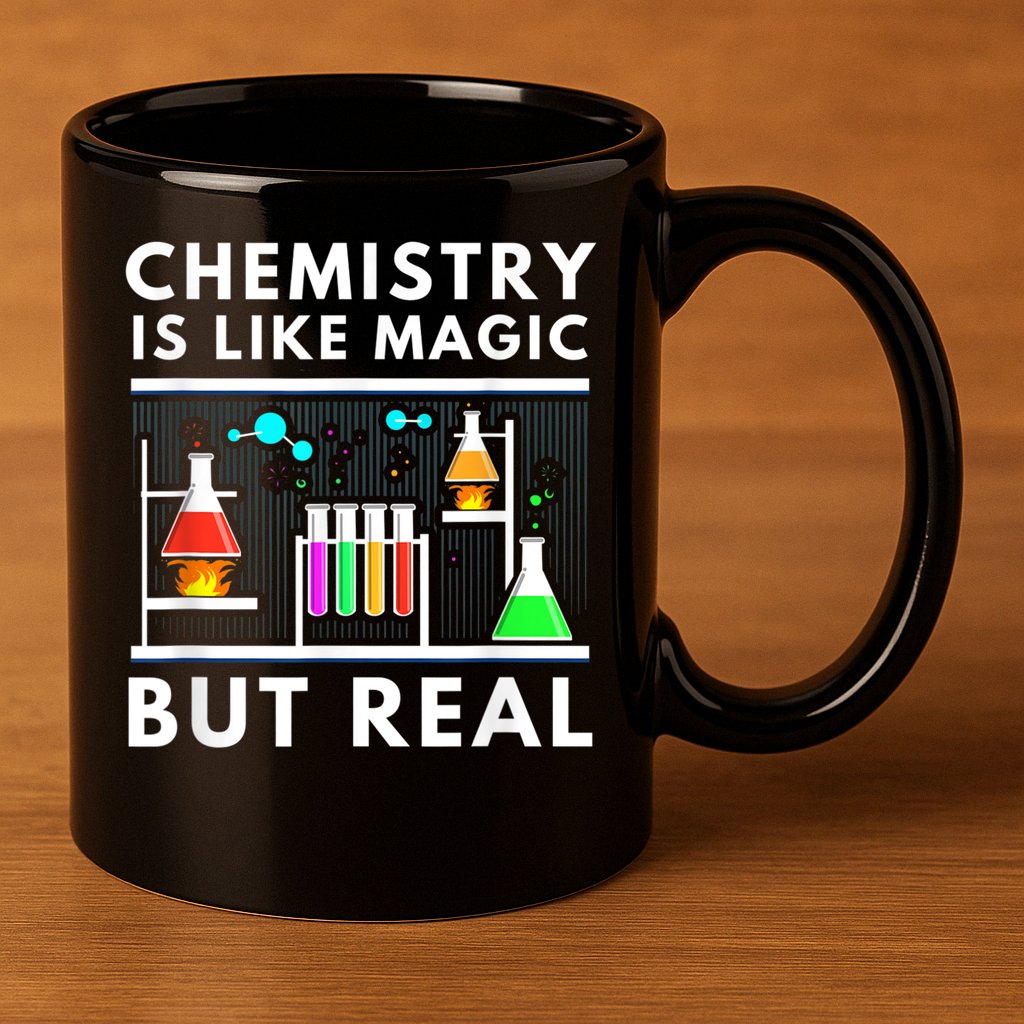 Chemist Chemistry Is Like Magic Science Teacher 11oz C Handle Ceramic Mug