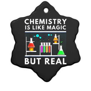 Chemist Chemistry Is Like Magic Science Teacher Ceramic Star Ornament