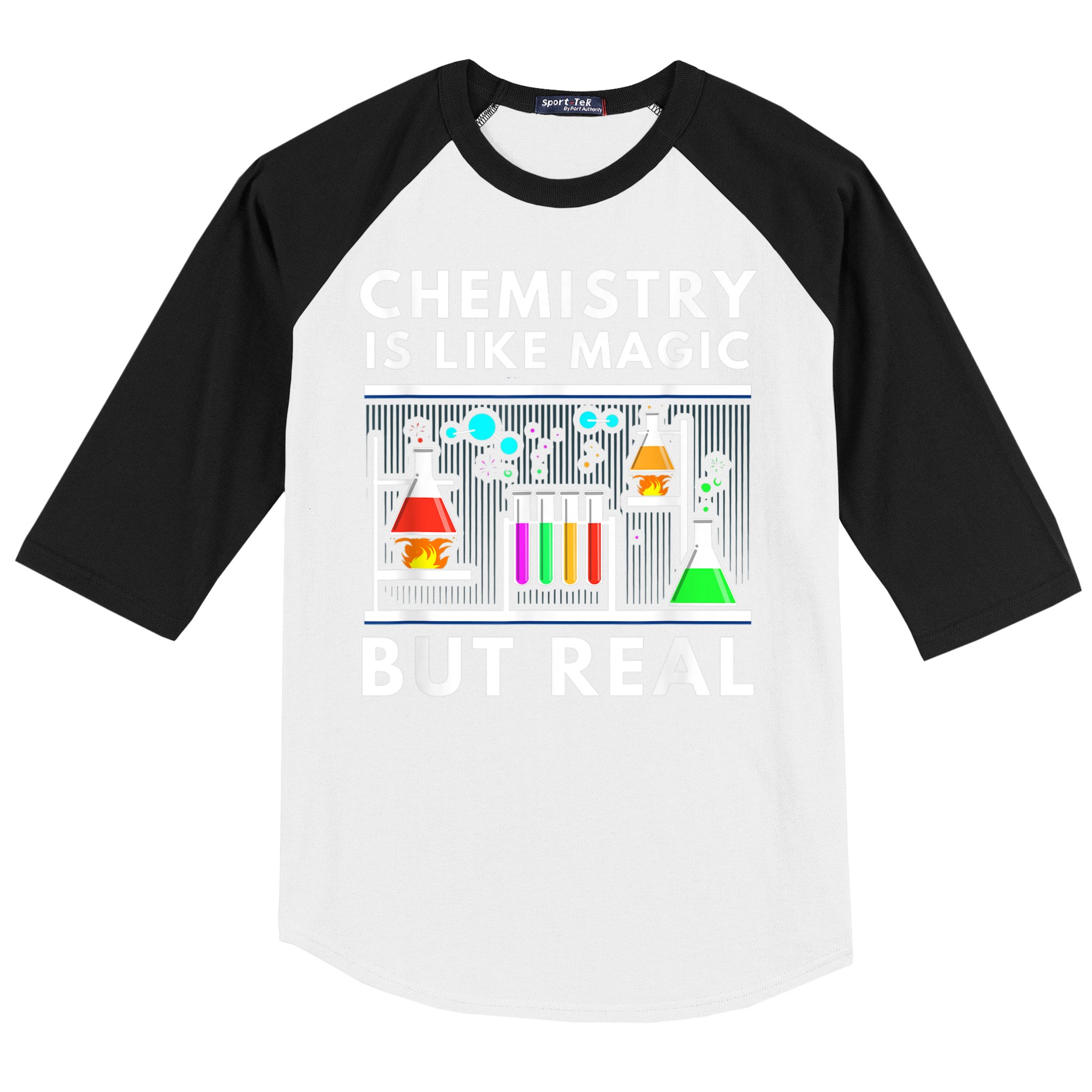 Chemist Chemistry Is Like Magic Science Teacher Baseball Sleeve Shirt
