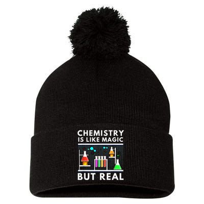 Chemist Chemistry Is Like Magic Science Teacher Pom Pom 12in Knit Beanie