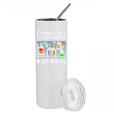 Chemist Chemistry Is Like Magic Science Teacher Stainless Steel Tumbler