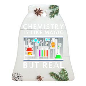 Chemist Chemistry Is Like Magic Science Teacher Ceramic Bell Ornament