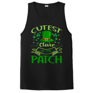 Cutest Clover In The Patch Funny St Patricks Day Gift PosiCharge Competitor Tank