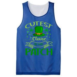 Cutest Clover In The Patch Funny St Patricks Day Gift Mesh Reversible Basketball Jersey Tank