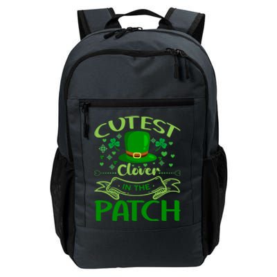 Cutest Clover In The Patch Funny St Patricks Day Gift Daily Commute Backpack