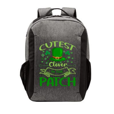 Cutest Clover In The Patch Funny St Patricks Day Gift Vector Backpack